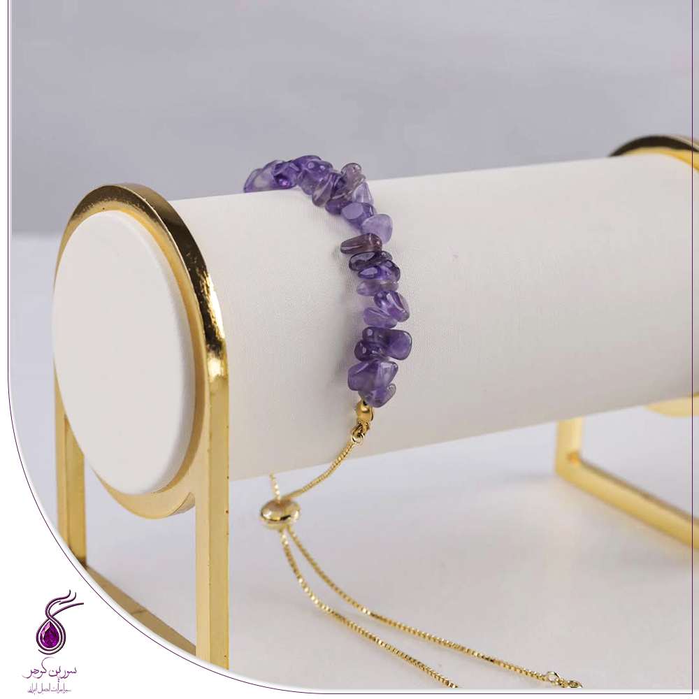 سنگ آمیتیست چیپسی
