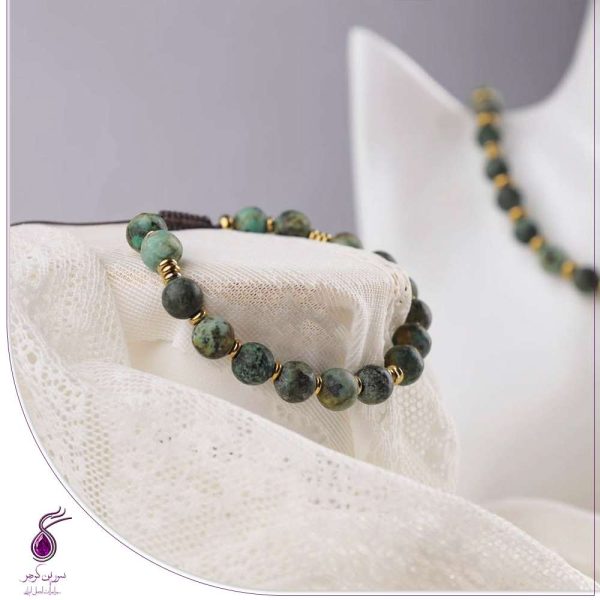 نیم ست سنگ فیروزه آفریقایی
