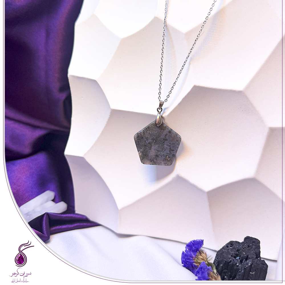 آویز سنگ عقیق