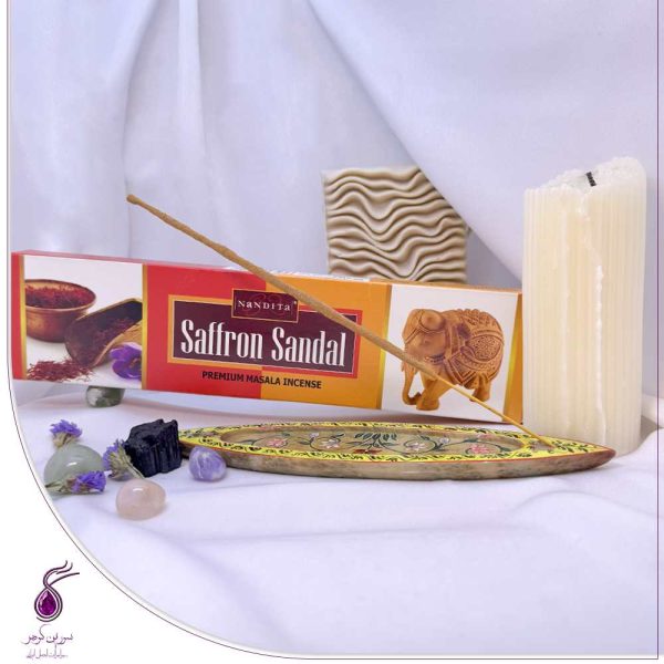 عود دست ساز صندل زعفران