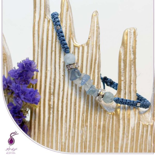 دستبند سنگ آکوامارین